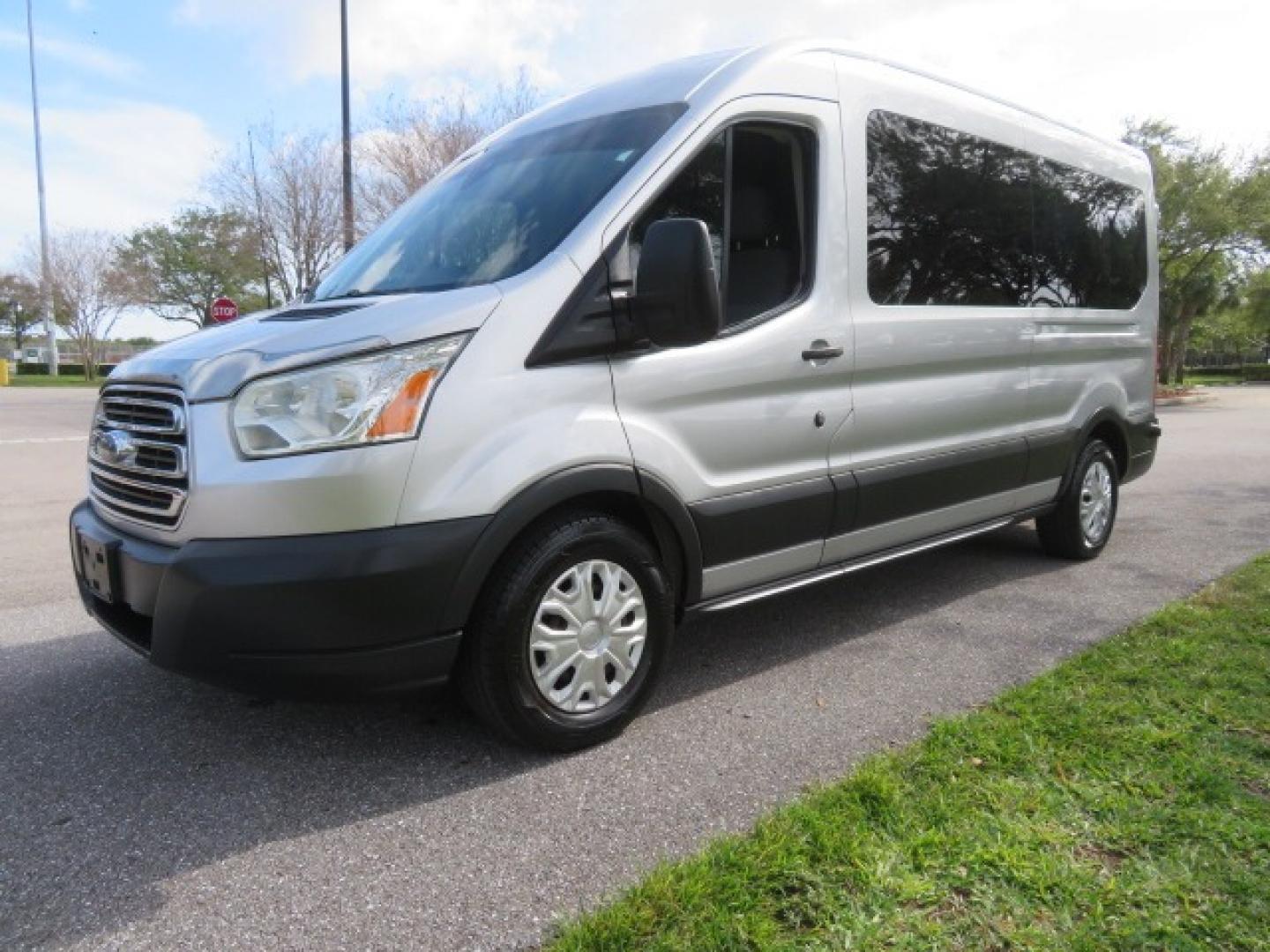 2015 Silver /Gray Ford Transit (1FBZX2CG0FK) , located at 4301 Oak Circle #19, Boca Raton, FL, 33431, (954) 561-2499, 26.388861, -80.084038 - Photo#9